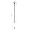 Suspensions Acier Blanc GU10 1 Liro