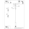 Suspensions Acier Blanc GU10 1 Liro