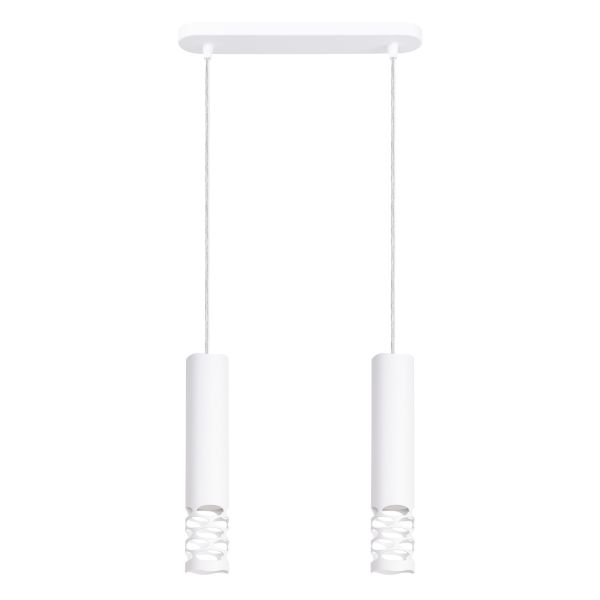 Suspensions Acier Blanc GU10 2 Liro
