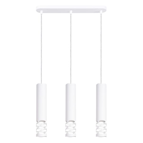 Suspensions Acier Blanc GU10 3 Liro