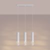 Suspensions Acier Blanc GU10 3 Liro