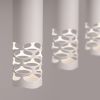 Suspensions Acier Blanc GU10 3 Liro