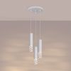 Suspensions Acier Blanc GU10 3 Liro