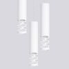 Suspensions Acier Blanc GU10 3 Liro