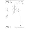 Appliques murales Acier Blanc GU10 1 Liro