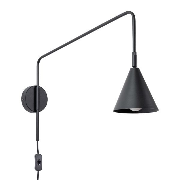 Appliques murales Acier Noir E14 1 Nox