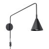 Appliques murales Acier Noir E14 1 Nox