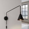 Appliques murales Acier Noir E14 1 Nox