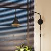 Appliques murales Acier Noir E14 1 Nox