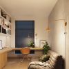 Appliques murales Acier Jaune E14 1 Nox