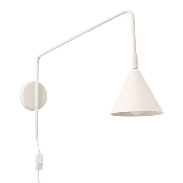 Appliques murales Acier Beige E14 1 Nox