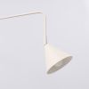 Appliques murales Acier Beige E14 1 Nox