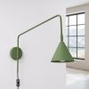 Appliques murales Acier Vert Olive E14 1 Nox