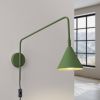 Appliques murales Acier Vert Olive E14 1 Nox