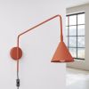 Appliques murales Acier Ocre Rouge E14 1 Nox