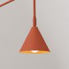 Appliques murales Acier Ocre Rouge E14 1 Nox