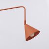Appliques murales Acier Ocre Rouge E14 1 Nox
