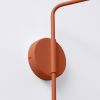 Appliques murales Acier Ocre Rouge E14 1 Nox