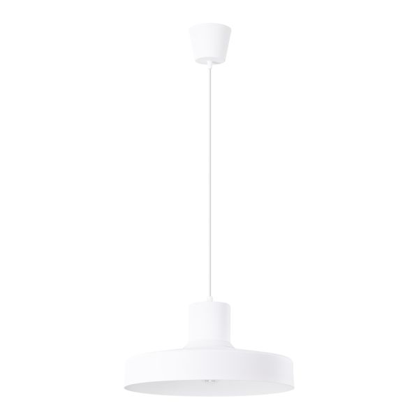 Suspensions Acier Blanc E27 1 Bilo