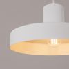 Suspensions Acier Blanc E27 1 Bilo