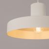 Suspensions Acier Beige E27 1 Bilo
