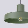Suspensions Acier Vert Olive E27 1 Bilo