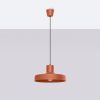 Suspensions Acier Ocre Rouge E27 1 Bilo