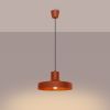 Suspensions Acier Ocre Rouge E27 1 Bilo