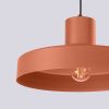Suspensions Acier Ocre Rouge E27 1 Bilo