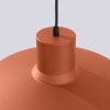 Suspensions Acier Ocre Rouge E27 1 Bilo