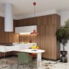 Suspensions Acier Ocre Rouge E27 1 Bilo