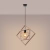 Suspensions Bois Naturel E27 1 Caro