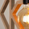 Suspensions Bois Naturel E27 1 Caro