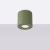 Plafonniers Béton Vert Olive GU10 1 Orbis