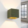 Appliques murales Béton Vert Olive G9 1 Quad