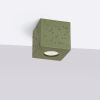 Plafonniers Béton Vert Olive GU10 1 Quad