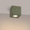 Plafonniers Béton Vert Olive GU10 1 Quad
