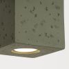 Plafonniers Béton Vert Olive GU10 1 Quad