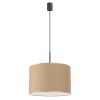 Suspensions Tissu Taupe E27 1 Nevia