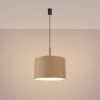 Suspensions Tissu Taupe E27 1 Nevia