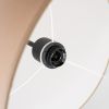 Suspensions Tissu Taupe E27 1 Nevia