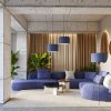 Suspensions PVC Bleu E27 1 Nevia