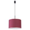 Suspensions Tissu Bordeaux E27 1 Nevia