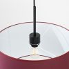 Suspensions Tissu Bordeaux E27 1 Nevia