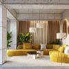 Lampadaire Tissu Beige E27 1 Nevia