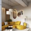 Lampadaire Tissu Beige E27 1 Nevia