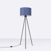 Lampadaire Tissu Bleu E27 1 Nevia