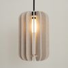 Suspensions Feutre Beige E27 1 Mula
