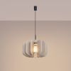 Suspensions Feutre Beige E27 1 Mula