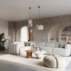 Suspensions Feutre Beige E27 1 Mula